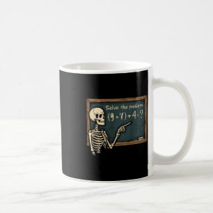 Rolig 67 Meme Brainrot Skämt Halloween Skelett Mat Kaffemugg