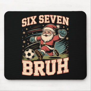 Rolig 67 Meme Bruh Jul Fotboll Santa Xmas Pyjamas Musmatta