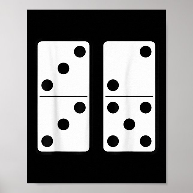 Rolig 67 Meme Domino Beroendespel Six Seven Gen Al Poster (Framsidan)