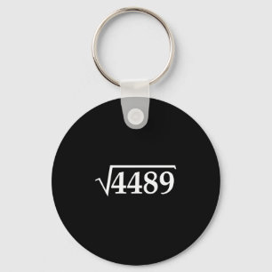 Rolig 67 Meme Hjärnrot Kvadratrot 4489 Slang Matem Nyckelring