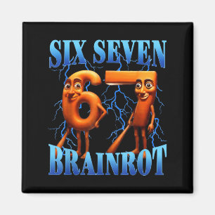 Rolig 67 Meme Italiensk Hjärnrot Tung Tung Sahur S Magnet