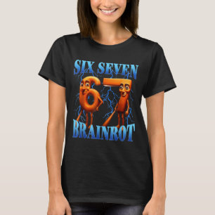 Rolig 67 Meme Italiensk hjärnrot Tung Tung Sahur S T Shirt