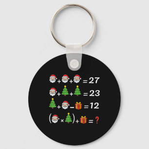 Rolig 67 Meme Jul Matematiklärare Santa Sex Sju Nyckelring