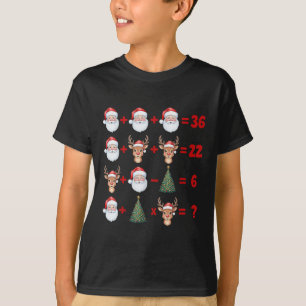 Rolig 67 Meme Jul Matematiklärare Santa Sex Sju T Shirt