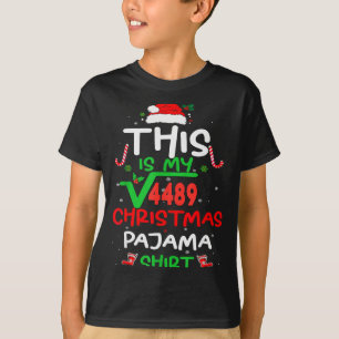 Rolig 67 Meme Kvadratrot 4489 Slang Matematiklärar T Shirt