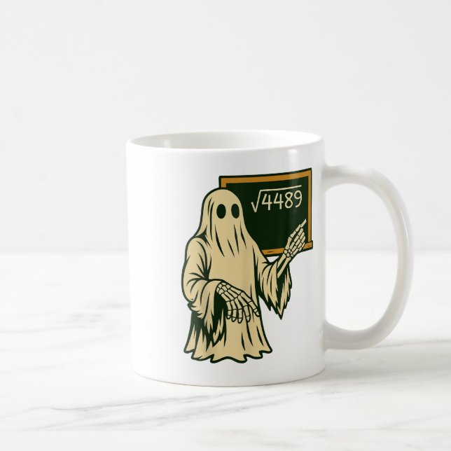 Rolig 67 Meme Kvadratrot 4489 Slang Math Lärare  Kaffemugg (Höger)
