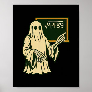 Rolig 67 Meme Kvadratrot 4489 Slang Math Lärare Poster