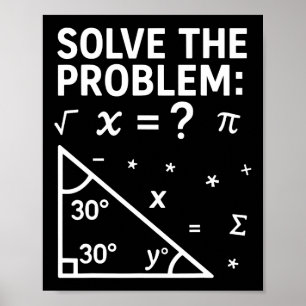 Rolig 67 Meme Lös Problemet För Matematiklärare S Poster