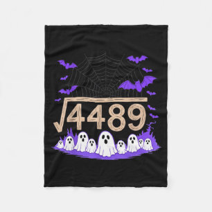 Rolig 67 Meme Matematiklärare 6 7 Halloween Kvadra Fleecefilt