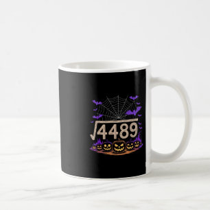 Rolig 67 Meme Matematiklärare 6 7 Halloween Kvadra Kaffemugg