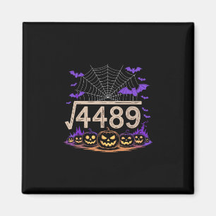 Rolig 67 Meme Matematiklärare 6 7 Halloween kvadra Magnet