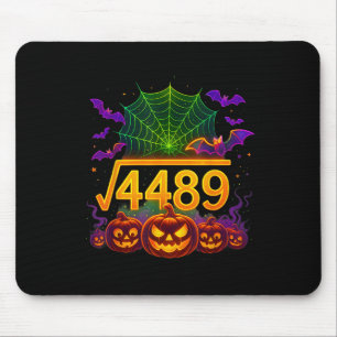 Rolig 67 Meme Matematiklärare 6 7 Halloween kvadra Musmatta