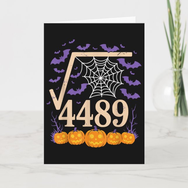 Rolig 67 Meme Matematiklärare 6 7 Kvadratrot 4489  Kort (Framsida)