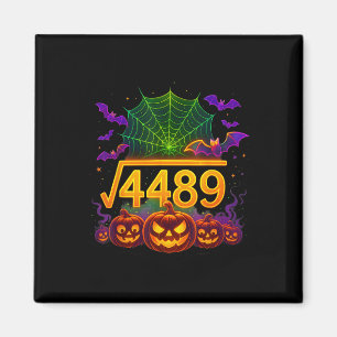 Rolig 67 Meme Math Lärare 6 7 Halloween Kvadratrot Magnet