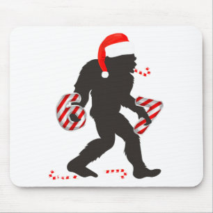 Rolig 67 Meme med Bigfoot och sockerrör jul Musmatta