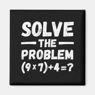 Rolig 67 Meme Pemdas Grundläggande Matematiklärare Magnet