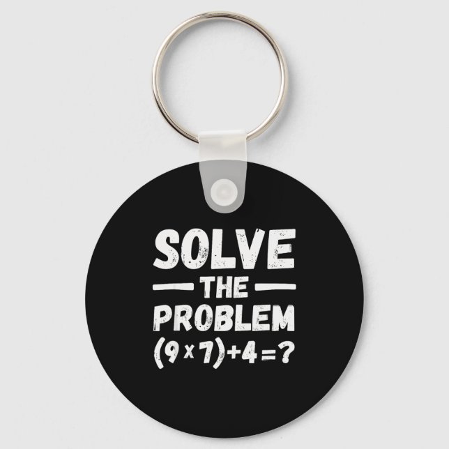 Rolig 67 Meme Pemdas Grundskole Matematik Lärarhum Nyckelring (Framsida)