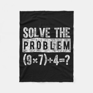 Rolig 67 Meme Pemdas Grundskolelärare i matematik Fleecefilt