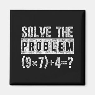 Rolig 67 Meme Pemdas Grundskolelärare i matematik Magnet