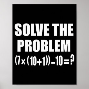 Rolig 67 Meme Pemdas Grundskolelärare i matematik Poster