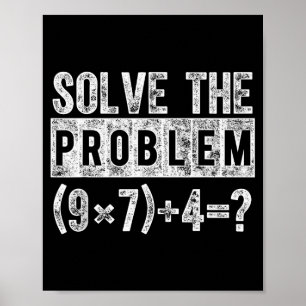 Rolig 67 Meme Pemdas Grundskolelärare i matematik Poster
