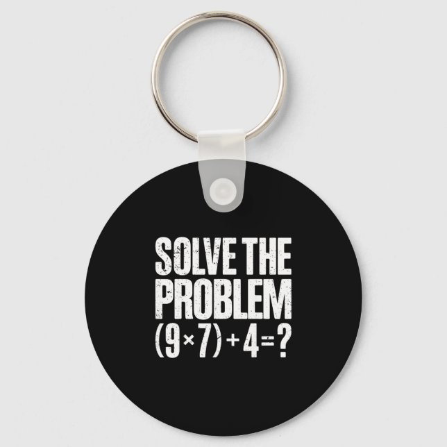 Rolig 67 Meme Pemdas Matematiklärare Brainrot Elem Nyckelring (Framsida)