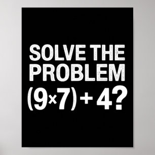 Rolig 67 Meme Pemdas Matematiklärare Brainrot Elem Poster