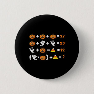 Rolig 67 Meme Pumpa Spöken Matematiklärare Hallowe Knapp