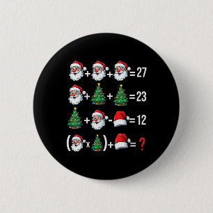 Rolig 67 Meme Santa Matematiklärare Jul Pyjamas Knapp