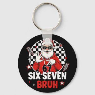 Rolig 67 Meme Sex Sju Jul Bruh Tomte Barn  Nyckelring