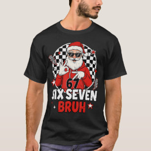 Rolig 67 Meme Sex Sju Jul Bruh Tomte Barn T Shirt