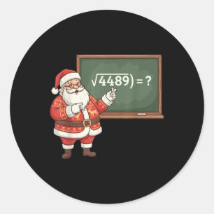 Rolig 67 Meme Sex Sju Matematiklärare Jul Gen Runt Klistermärke