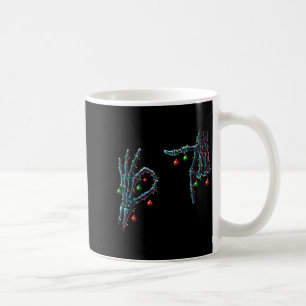 Rolig 67 Meme Skelett 67 Jul Holiday Kvinnor Kaffemugg