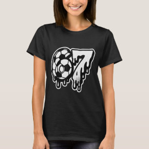 Rolig 67 Meme Slang Fotboll Glass Dropp Sex Sju T Shirt