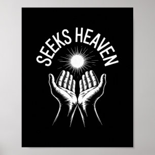 Rolig 67-meme söker himmel ironisk andlig religiös poster