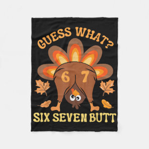 Rolig 67 Mème Thanksgiving Kalkon Gissa Vad Sex S Fleecefilt