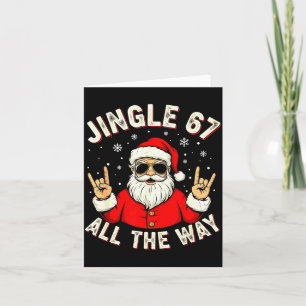 Rolig 67 Rock On Tomte Sex Sju Trendig Meme Helgda Kort