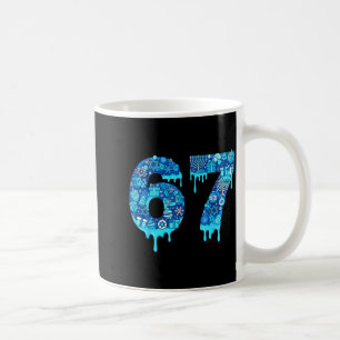Rolig 67 Sex Sju 6 7 Glad Hanukkah Judisk Chanu Kaffemugg
