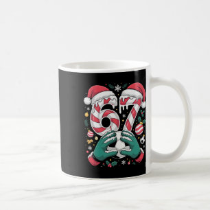 Rolig 67 Sex Sju Fotbollsmålvakt Roligt Meme Ch Kaffemugg