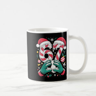 Rolig 67 Sex Sju Fotbollsmålvakt Roligt Meme Ch Kaffemugg
