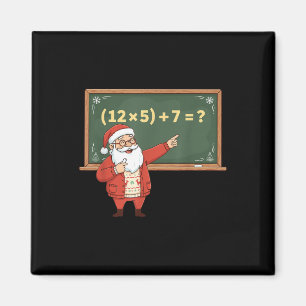 Rolig 67 Sex Sju Matematiklärare Jul Meme Ekvation Magnet