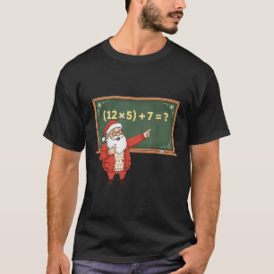 Rolig 67 Sex Sju Matematiklärare Jul Meme Ekvation T Shirt