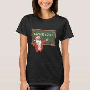 Rolig 67 Sex Sju Matematiklärare Jul Meme Ekvation T Shirt