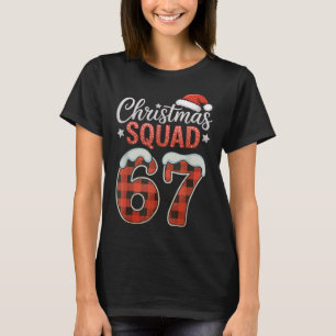 Rolig 67 Sex Sju Meme Brainrot 67 Jul Squad T Shirt