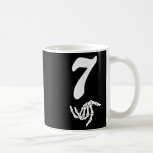 Rolig 67 Sex Sju Meme Par Matchande Halloween Kaffemugg