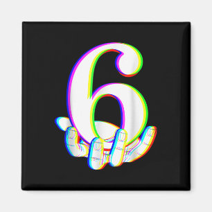 Rolig 67 Sex Sju Meme Par Matchande Halloween Magnet