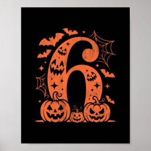 Rolig 67 Sex Sju Meme Par Matchande Halloween Poster