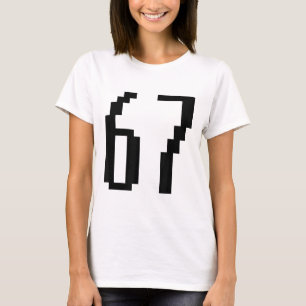 Rolig 67 Sex Sju Meme Par Matchande Retro Arca T Shirt