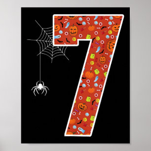 Rolig 67 Sex Sju Par Matchande Halloween Kostym Poster