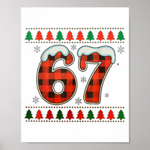 Rolig 67 Sex Sju Squad Meme Jul Ful Sweat Poster